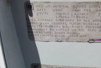 1993 Chevrolet Corvette 2DR CONV