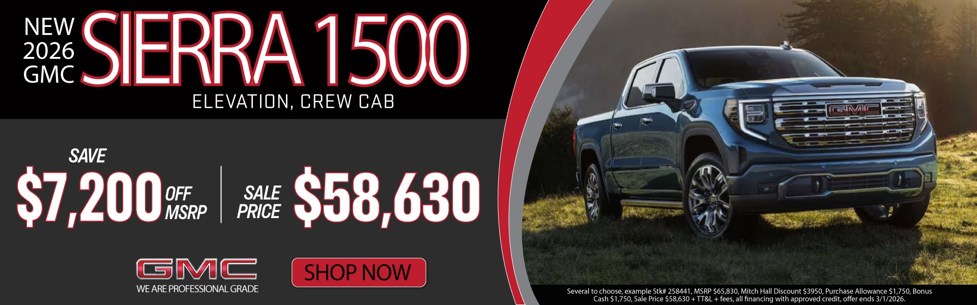 New 2026 GMC Sierra 1500