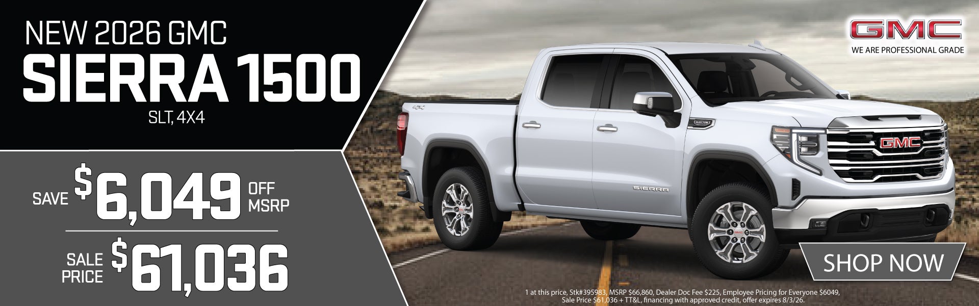 New 2026 GMC Sierra 1500